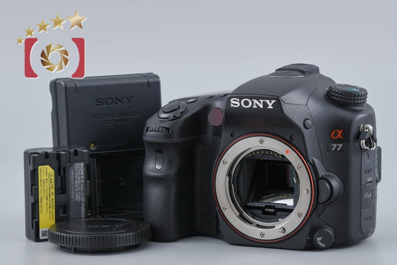 "Count 221" SONY α77 SLT-A77V 24.3 MP Digital Camera [Japanese Language Only]