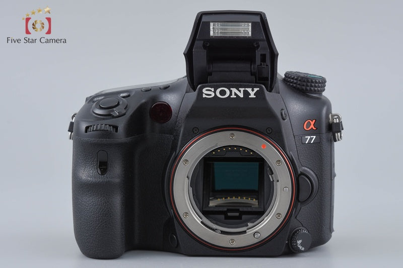 "Count 221" SONY α77 SLT-A77V 24.3 MP Digital Camera [Japanese Language Only]