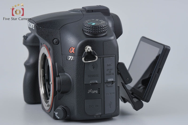"Count 221" SONY α77 SLT-A77V 24.3 MP Digital Camera [Japanese Language Only]