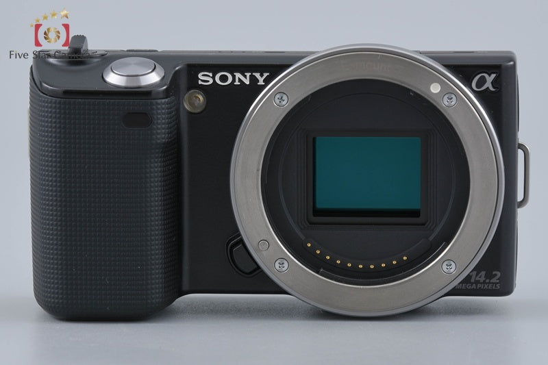 "Count 1,125" Sony α NEX-5 Black 16.1 MP 18-55 Lens [Japanese Language Only]