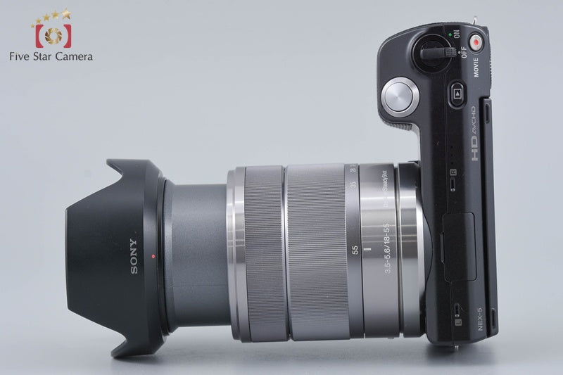 "Count 1,125" Sony α NEX-5 Black 16.1 MP 18-55 Lens [Japanese Language Only]