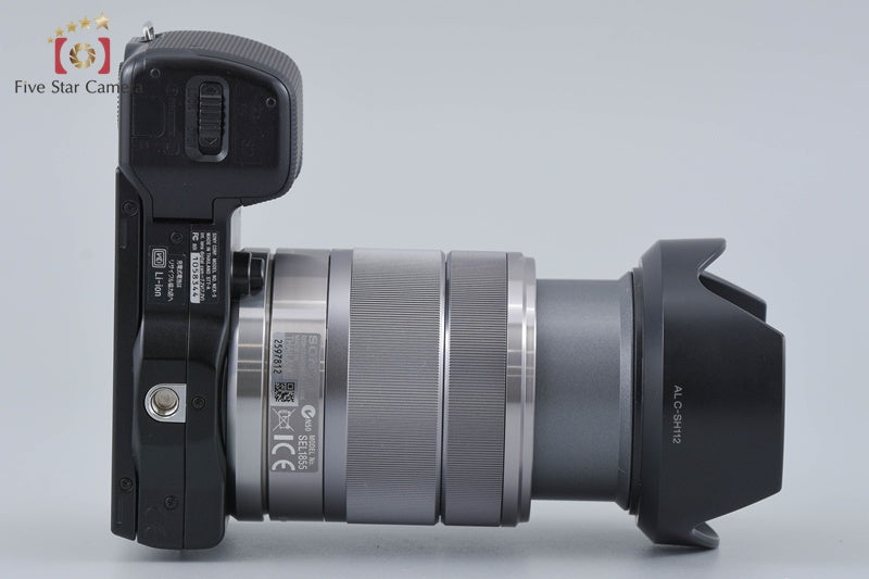 "Count 1,125" Sony α NEX-5 Black 16.1 MP 18-55 Lens [Japanese Language Only]