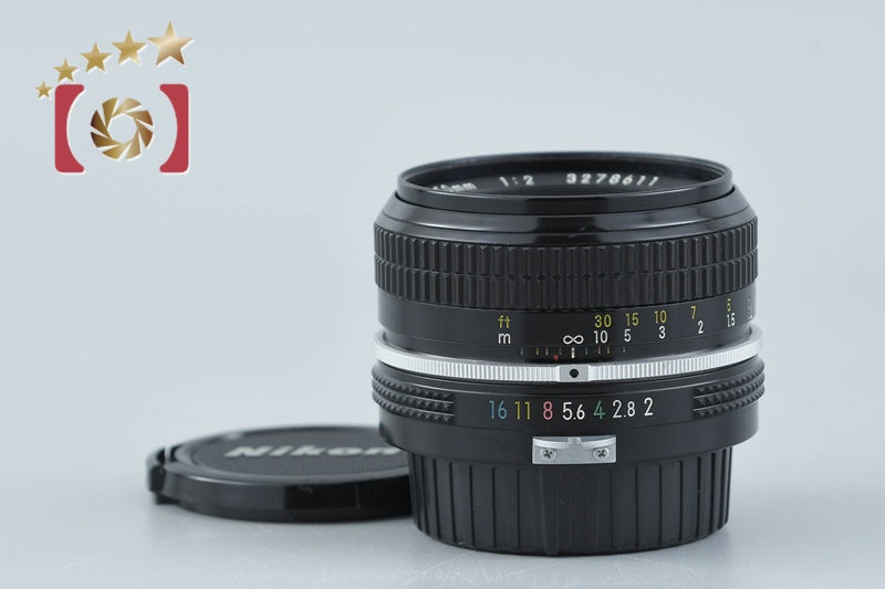 Nikon New NIKKOR 50mm f/2 Non Ai Lens