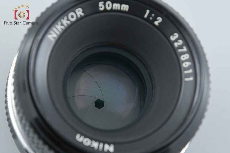 Nikon New NIKKOR 50mm f/2 Non Ai Lens