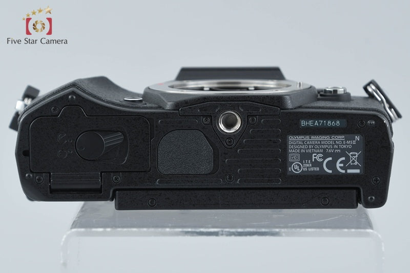 "Count 1,783" Olympus OM-D E-M5 Mark II Black 16.1 MP Digital Camera