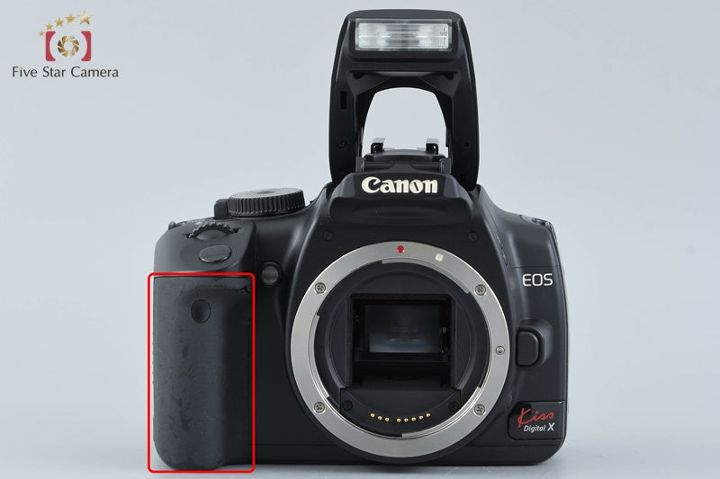 Canon EOS kiss Digital X Black 10.1 MP Digital SLR Camera 18-55 55-250 Lenses