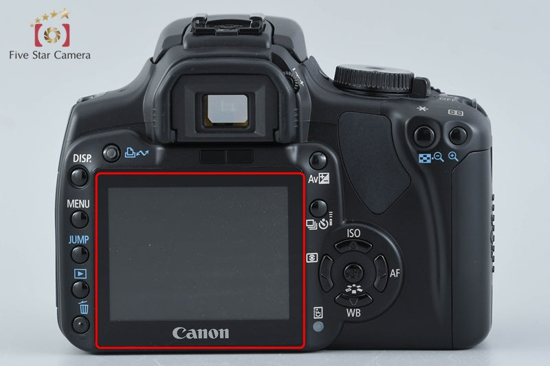 Canon EOS kiss Digital X Black 10.1 MP Digital SLR Camera 18-55 55-250 Lenses