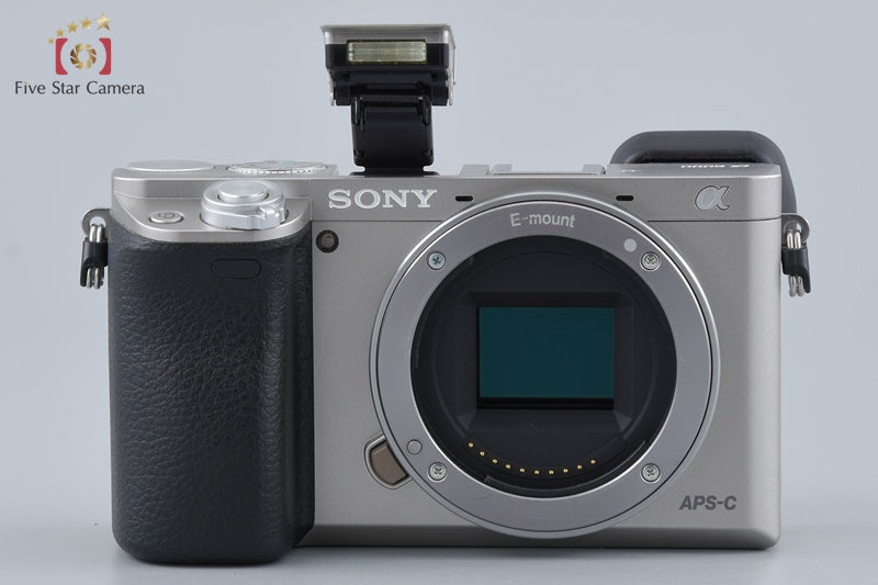 Sony Alpha α6000 ILCE-6000 Silver 24.3 MP 16-50 Lens [Multiple Languages]