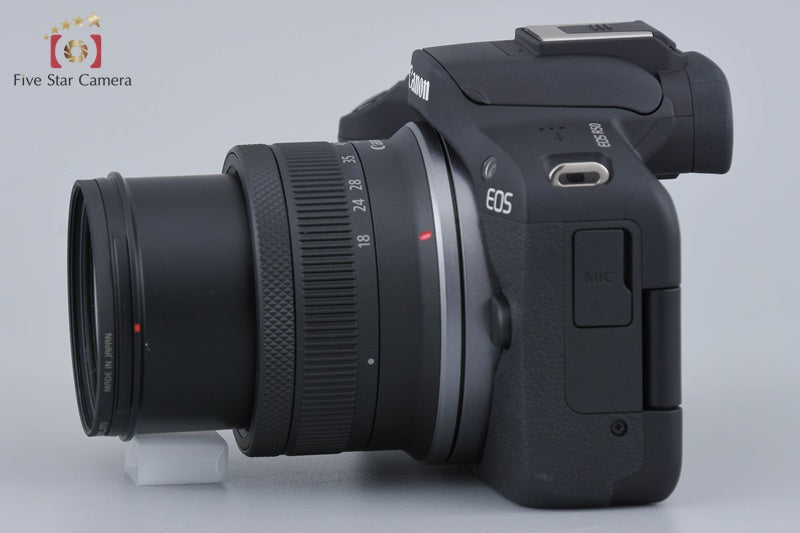 "Shutter count 1,000" Canon EOS R50 Black 24.2 MP RF-S 18-45 Lens