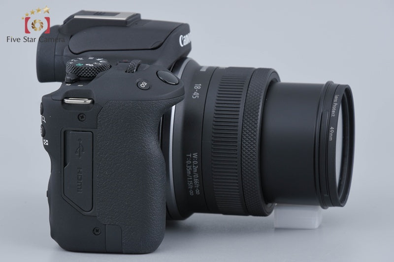 "Shutter count 1,000" Canon EOS R50 Black 24.2 MP RF-S 18-45 Lens