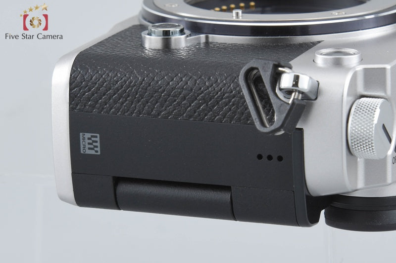 "Count 383" Olympus PEN-F Silver 20.3 MP Digital Mirrorless Camera Body w/ Box