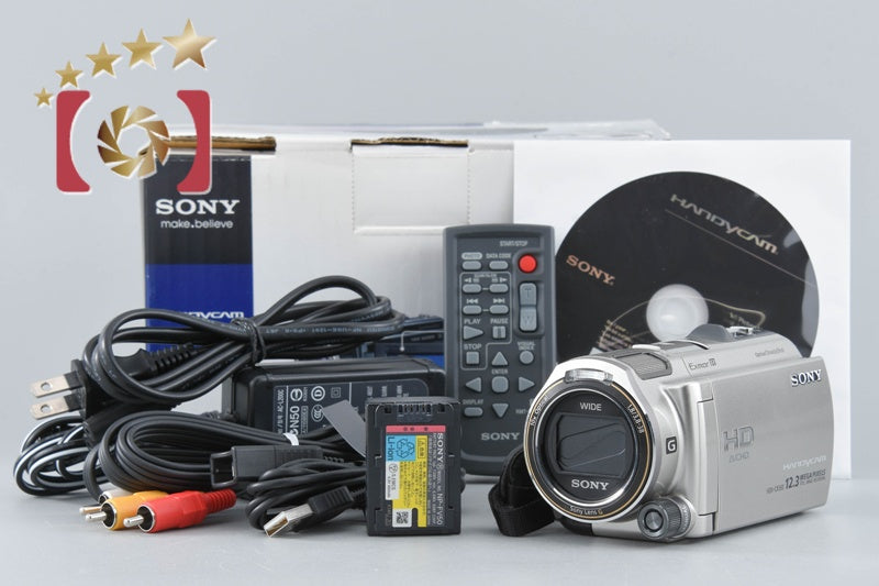 SONY HANDYCAM HDR-CX560V Champagne Silver Camcoder [Japanese Language Only]