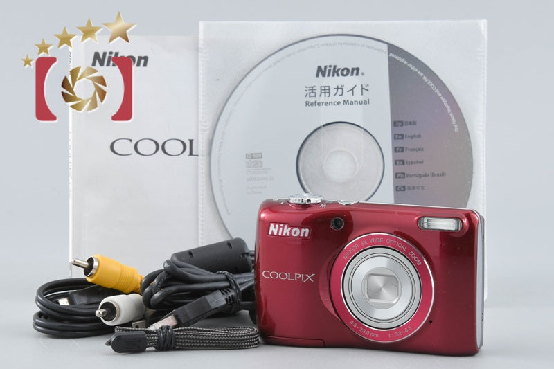 Nikon COOLPIX L26 Red 16.1 MP Digital Camera