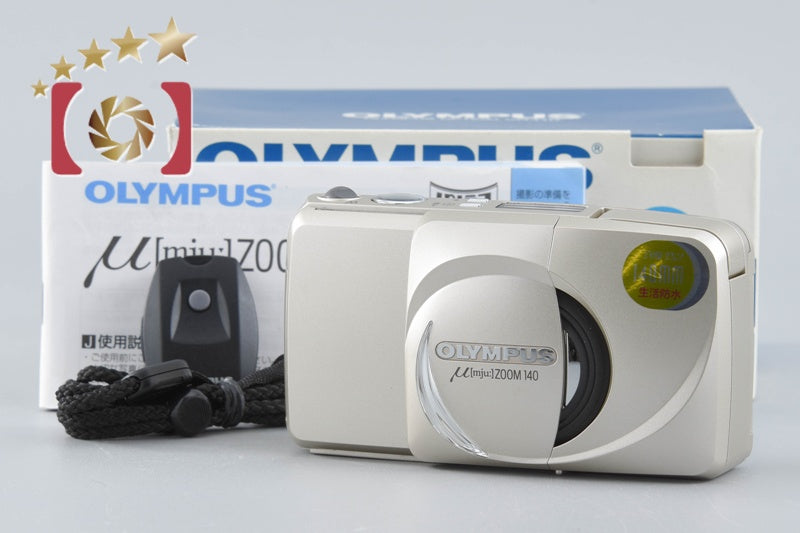 Olympus μ[mju:] ZOOM 140 Point & Shoot 35mm Film camera w/ Box