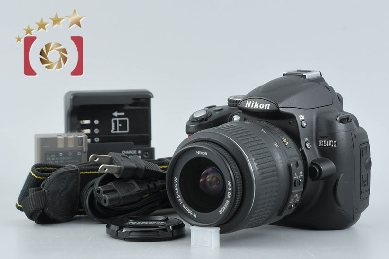 Nikon D5000 12.3 MP DSLR Camera 18-55 VR Lens
