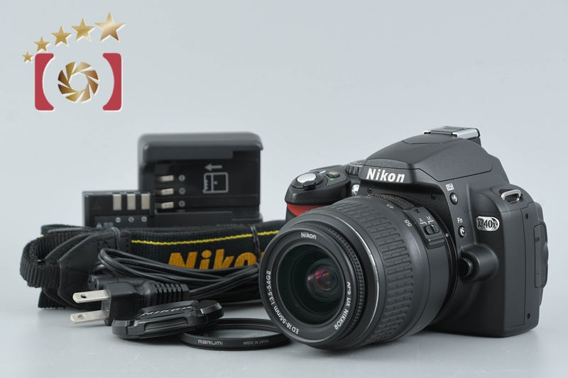 "Shutter count 569" Nikon D40x 10.2 MP DSLR AF-S DX NIKKOR 18-55mm G II ED Lens