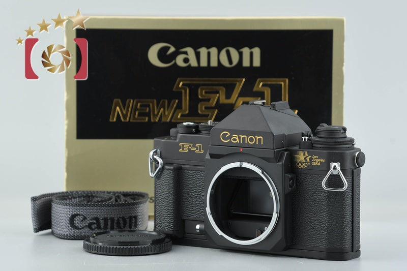Canon New F-1 1984 Los Angeles Olympic Limited 35mm SLR Film Camera w/ Box