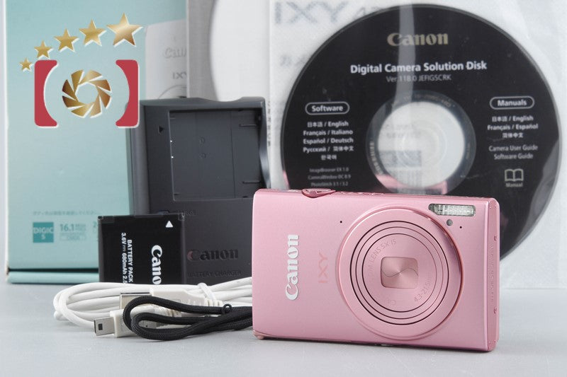 Canon IXY 430F Pink 16.1 MP Digital Camera w/ Box