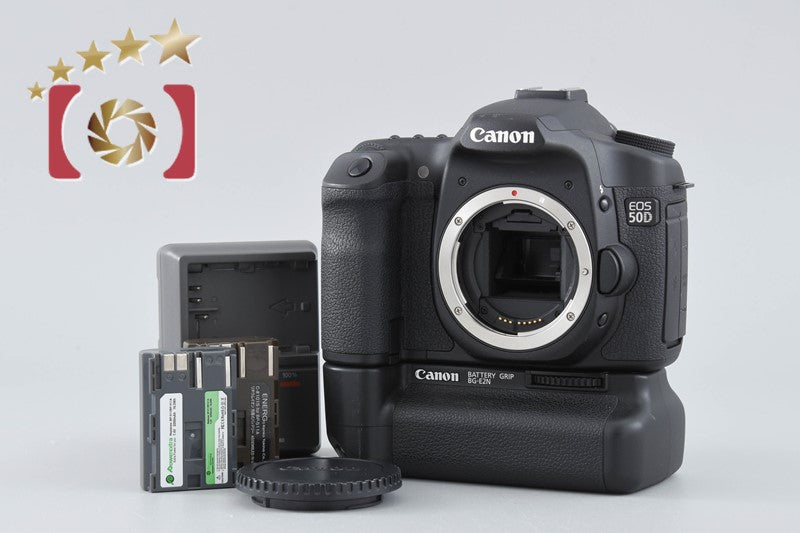 Canon EOS 50D 15.1 MP Digital SLR Camera Body + BG-E2N Battery Grip