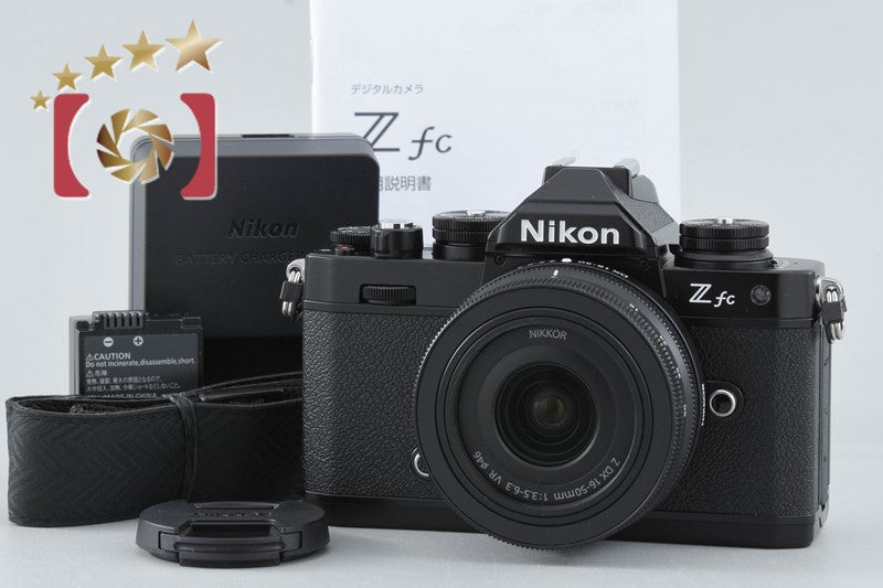 "Count 78" Nikon Z fc Black 20.9 MP Digital Mirrorless Camera 16-50 VR Lens