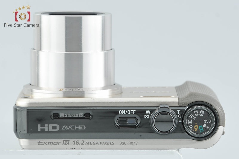 SONY Cyber-Shot DSC-HX7V Silver 20.0 MP Digital Camera [Japanese Language Only]