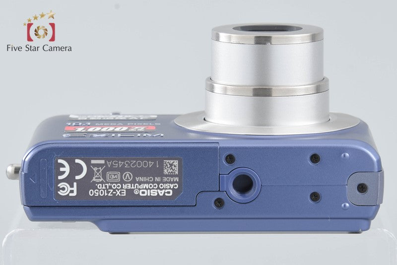 Casio EXILIM ZOOM EX-Z1050 Blue 10.1 MP Digital Camera