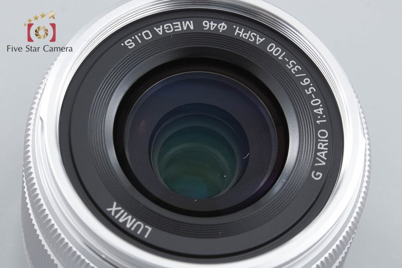 Panasonic LUMIX G VARIO 35-100mm f/4-5.6 ASPH. MEGA O.I.S. H-FS35100 Silver