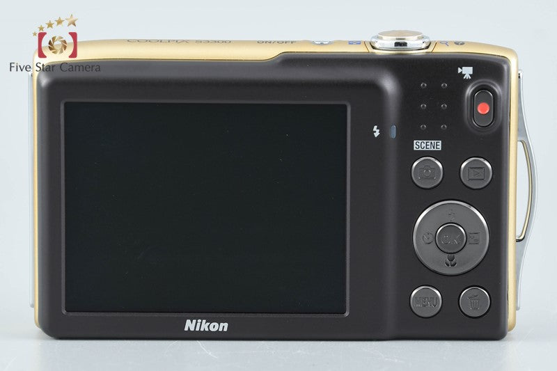 Nikon COOLPIX S3300 Sweet Gold 16.0 MP Digital Camera w/ Box