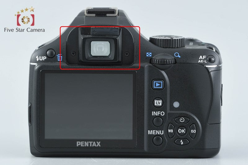 "Shutter count 2,758" Pentax K-x Black 12.4 MP DSLR Camera Body