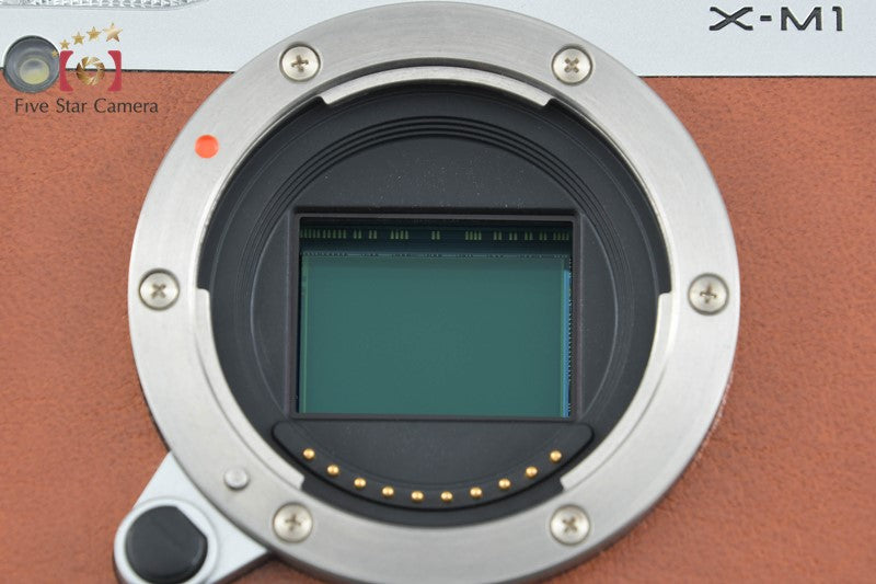 Fujifilm X-M1 Brown 16.3 MP Digital Camera 16-50 Lens