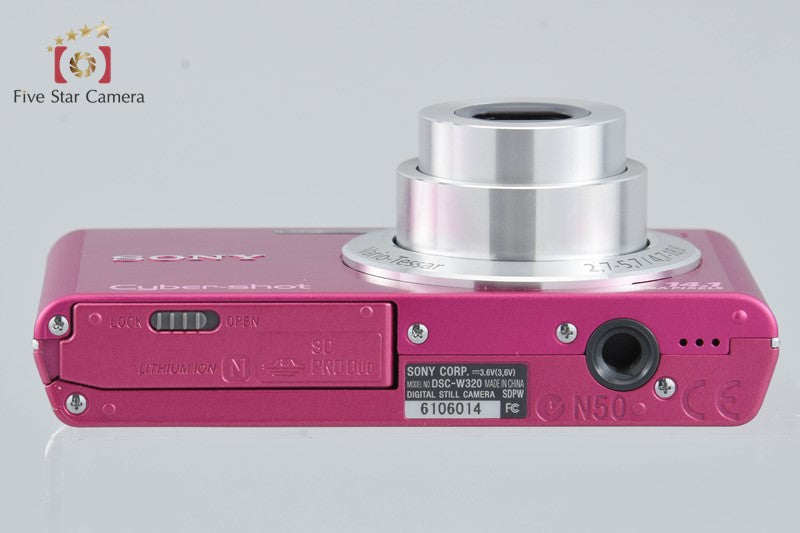Sony Cyber-Shot DSC-W320 Pink 14.1 MP Digital Camera [Japanese Language Only]