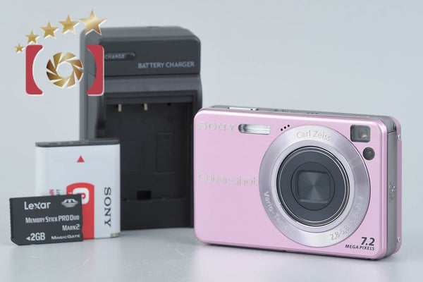 SONY Cyber-Shot DSC-W120 Pink 7.2 MP Digital Camera [Japanese Language
