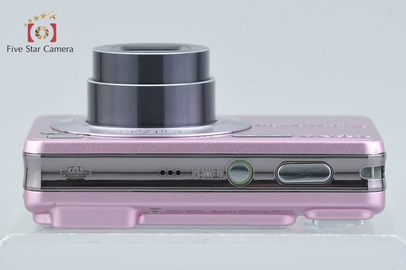 SONY Cyber-Shot DSC-W120 Pink 7.2 MP Digital Camera [Japanese Language Only]