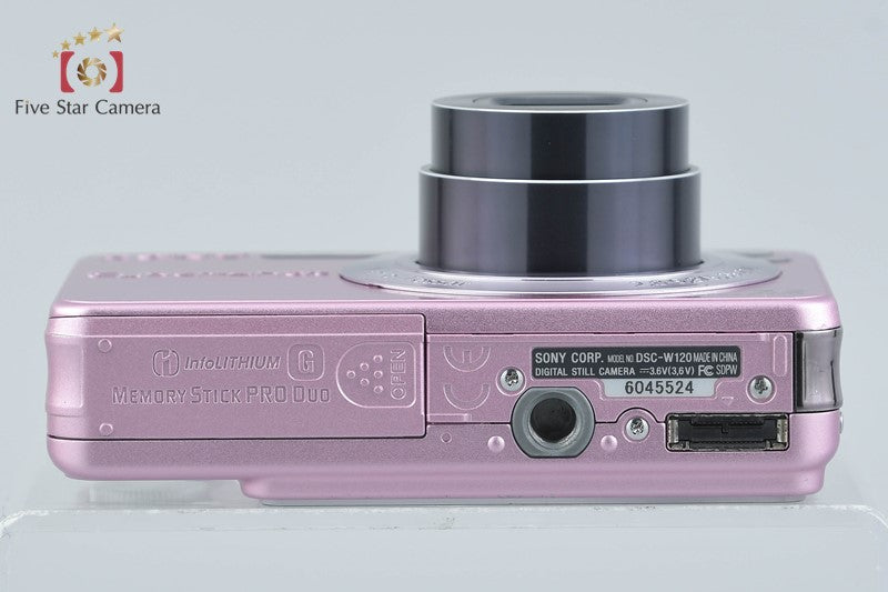 SONY Cyber-Shot DSC-W120 Pink 7.2 MP Digital Camera [Japanese Language Only]