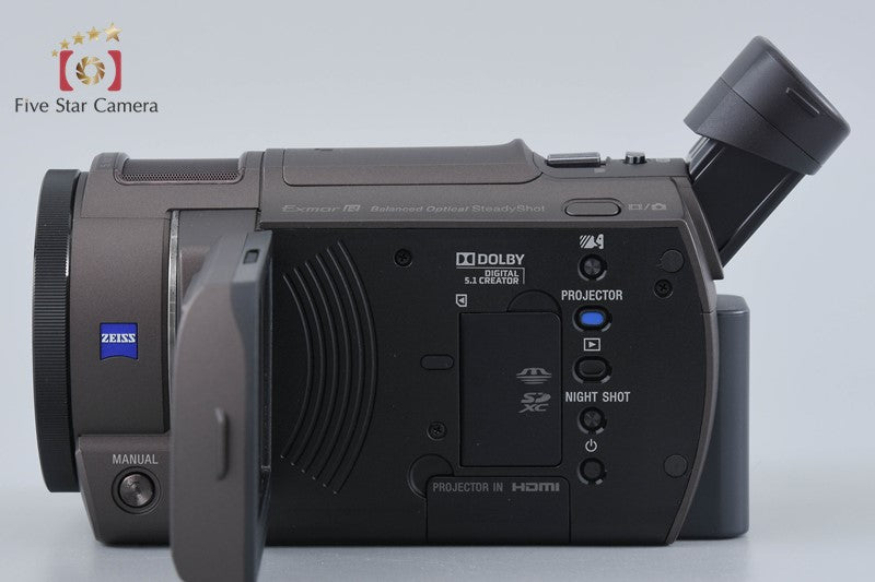 Sony Handycam FDR-AXP35 Bronze Brown 4K Digital Camcorder [Multiple Languages]