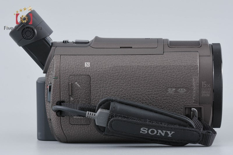 Sony Handycam FDR-AXP35 Bronze Brown 4K Digital Camcorder [Multiple Languages]