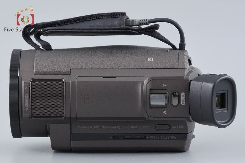 Sony Handycam FDR-AXP35 Bronze Brown 4K Digital Camcorder [Multiple Languages]
