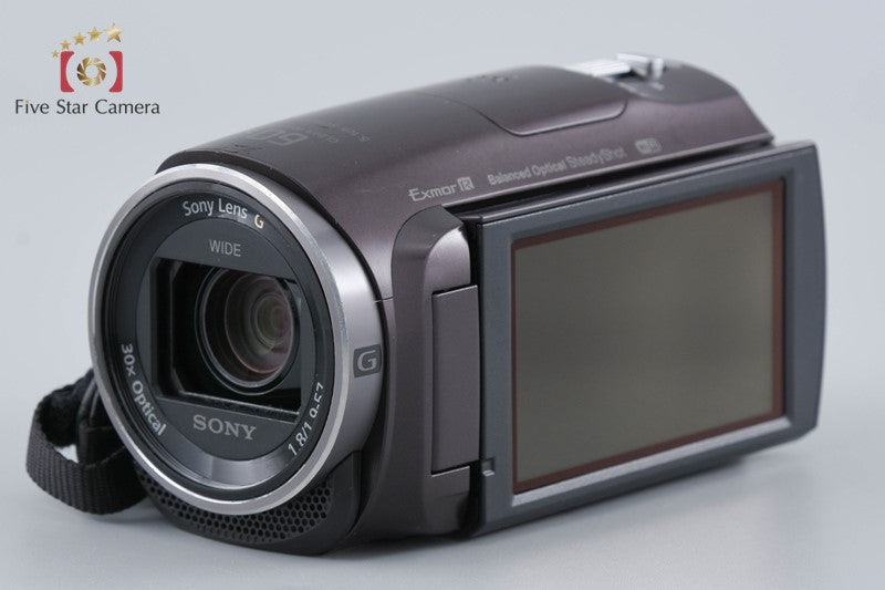 Sony Handycam HDR-CX670 Bordeaux Brown Digital HD Camcorder [Multiple Languages]