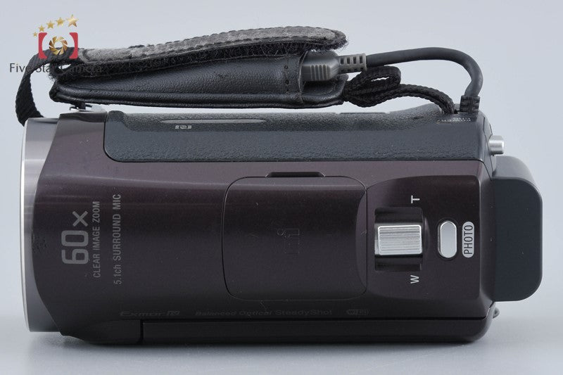 Sony Handycam HDR-CX670 Bordeaux Brown Digital HD Camcorder [Multiple Languages]