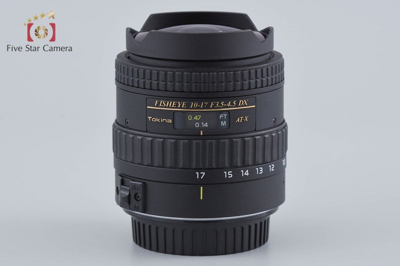 Tokina AT-X 107 DX 10-17mm f/3.5-4.5 Fisheye for Canon