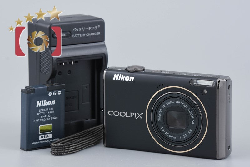 Nikon COOLPIX S640 Deep Black 12.2 MP Digital Camera