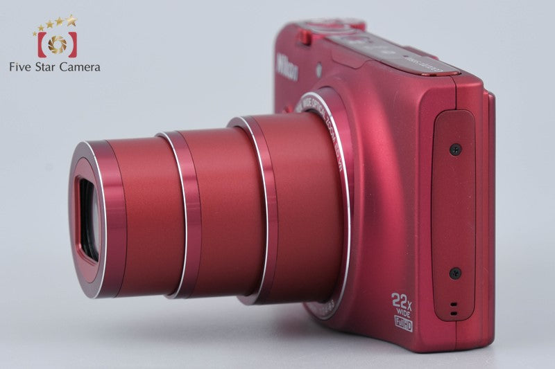 Nikon COOLPIX S9500 Velvet Red 18.1 MP Digital Camera