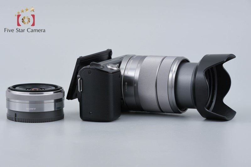 "Count 4,294" Sony α NEX-5 Black 14.2MP 18-55 Lenses [Japanese Language Only]