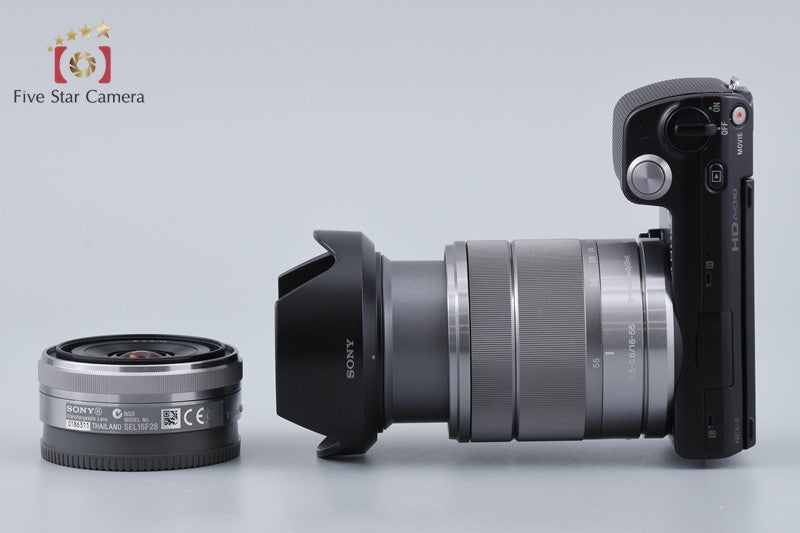 "Count 4,294" Sony α NEX-5 Black 14.2MP 18-55 Lenses [Japanese Language Only]