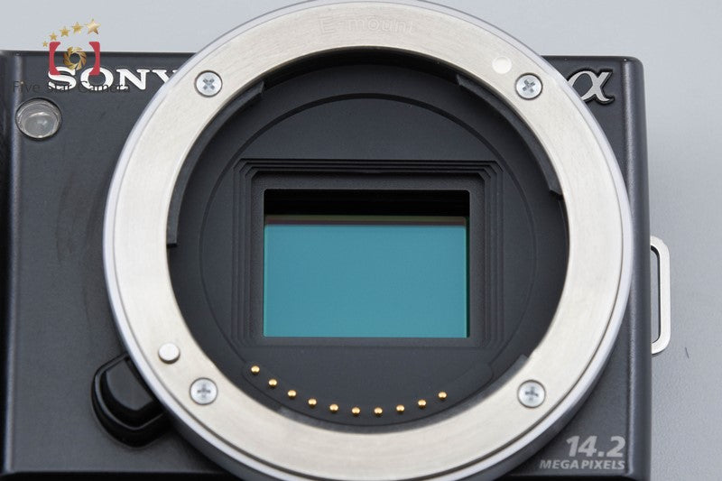 "Count 4,294" Sony α NEX-5 Black 14.2MP 18-55 Lenses [Japanese Language Only]