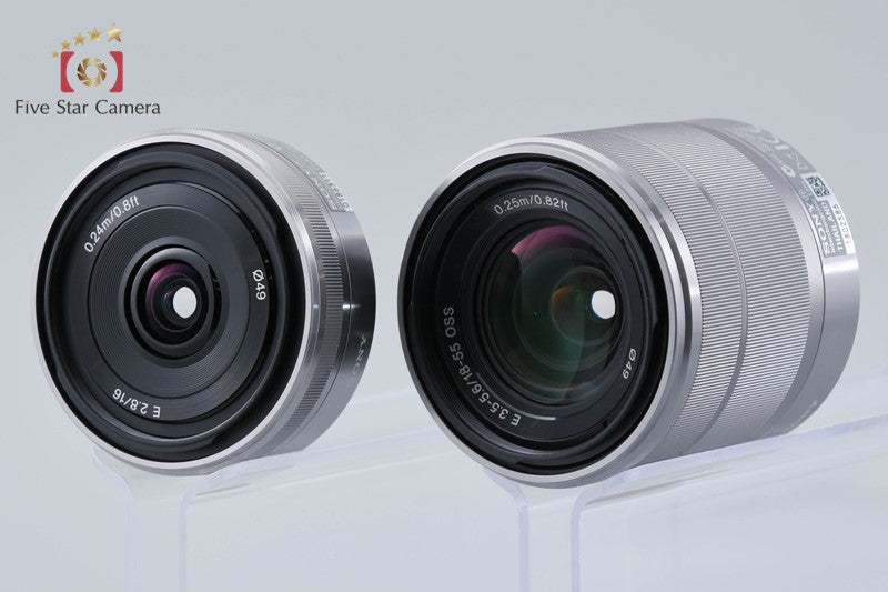"Count 4,294" Sony α NEX-5 Black 14.2MP 18-55 Lenses [Japanese Language Only]