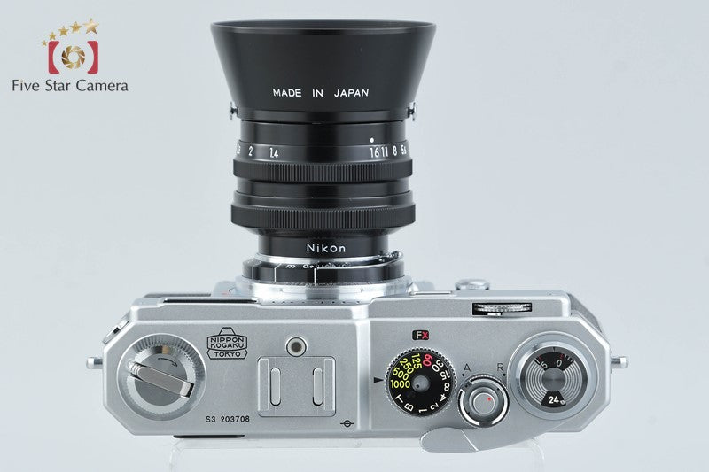 Nikon S3 Limited Edition Silver + NIKKOR-S 50mm f/1.4 Olympic Version
