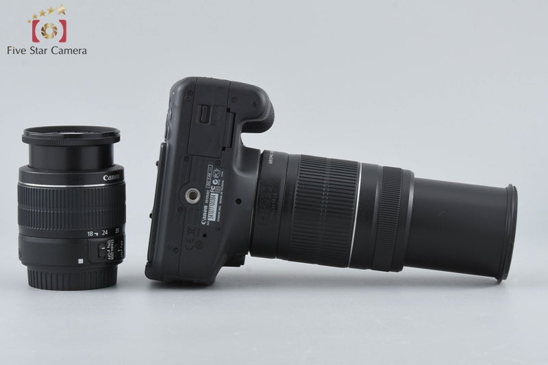 "Count 1,614" Canon EOS Kiss X5 / Rebel T3i / 600D 18.0 MP 18-55 55-250 Lenses