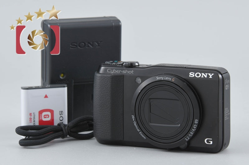 Sony Cyber-Shot DSC-HX30V Black 18.2 MP Digital Camera [Japanese Language Only]