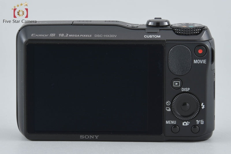Sony Cyber-Shot DSC-HX30V Black 18.2 MP Digital Camera [Japanese Language Only]